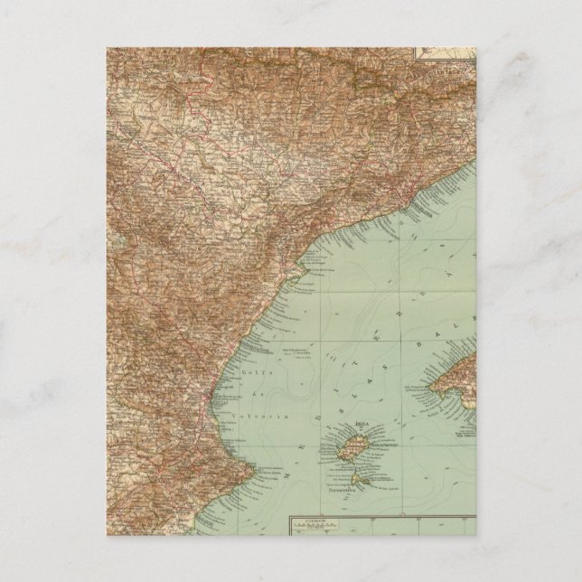 Carte Postale 4142 Espagne, Portugal, Est (Devant)