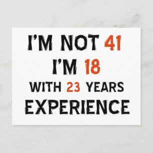 Carte Postale 41e anniversaire