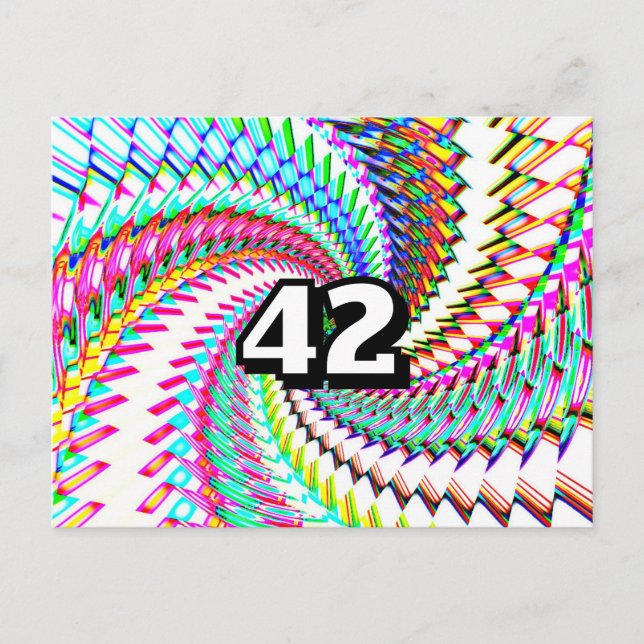 Carte Postale 42 (vous pouvez changer le nombre) (Devant)