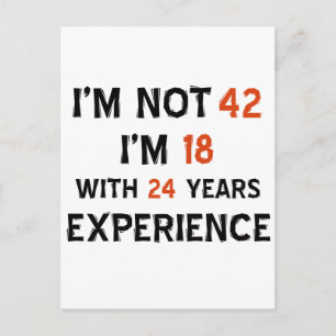 Carte Postale 42e anniversaire