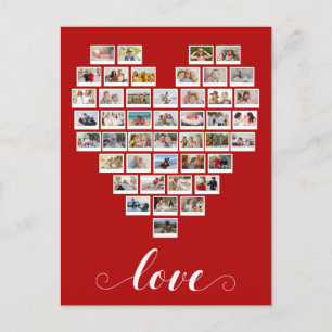 Carte Postale 44 Collage Photo Amour Film Appareil Photo Instant