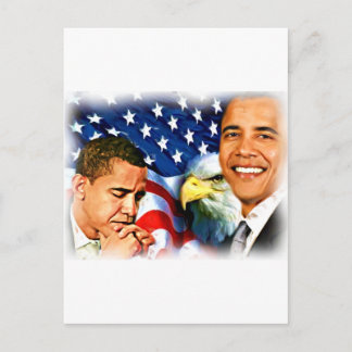 Carte Postale 44e et 45e président Barack Obama_