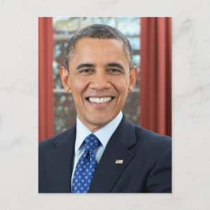 Carte Postale 44ème Président des États-Unis Barack Obama