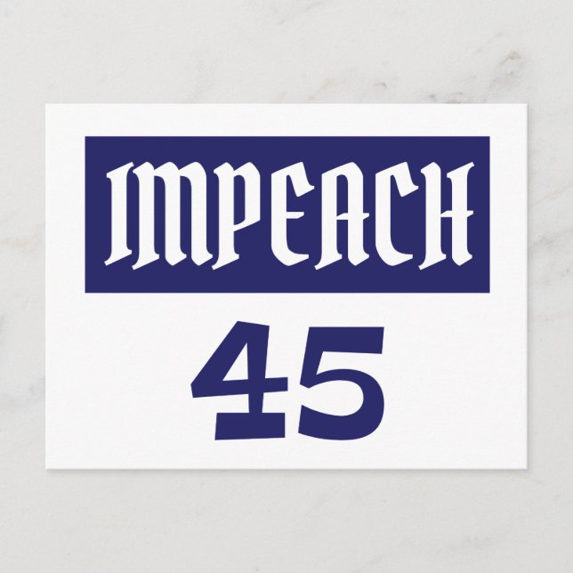 Carte Postale 45 anti-Trump (Devant)