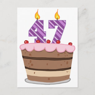Cadeaux Gateau D Anniversaire De 47 Ans Zazzle Fr
