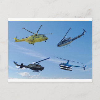 Carte Postale 4 hélico