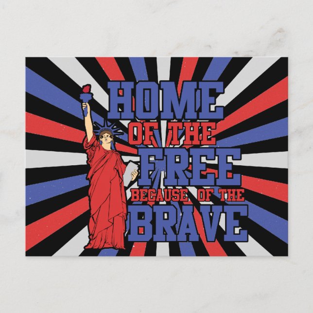 Carte Postale 4 juillet (Devant)