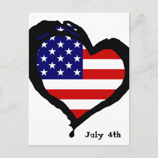 Carte Postale 4 juillet