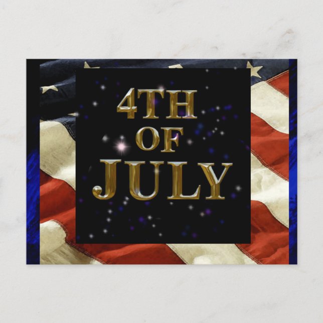 Carte Postale 4 juillet (Devant)