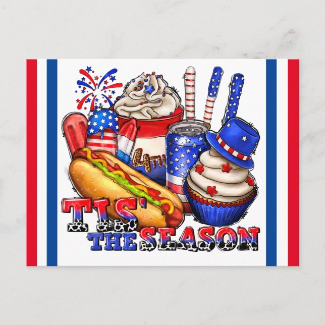 Carte Postale 4 juillet (Devant)