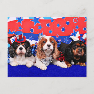Carte Postale 4 juillet - Cavaliers - Rosie Poppy SweetPea