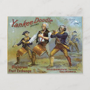 Carte Postale 4 juillet vintage