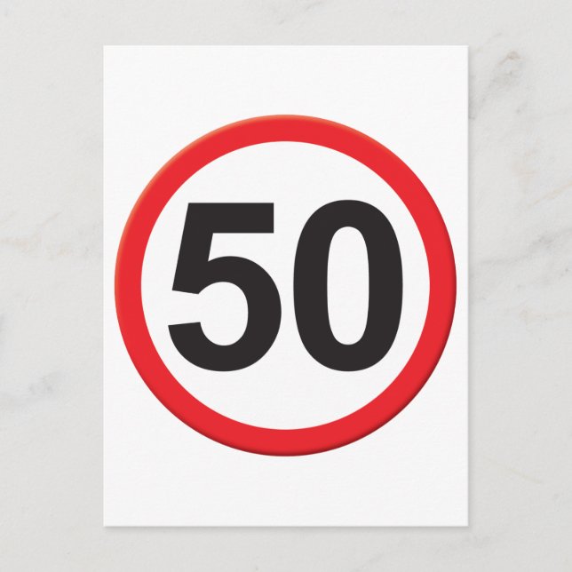 Carte Postale 50 ans (Devant)