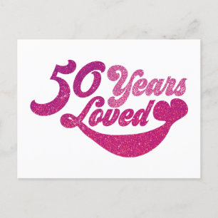 Carte Postale 50 ans - 50 Années aimées