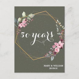 Carte Postale "50 ans de l'éternité : un anniversaire à retenir"