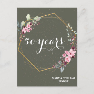 Carte Postale "50 ans de l'éternité : un anniversaire à retenir"