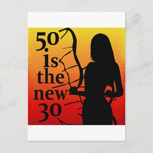 Carte Postale 50, c'est le New 30, 50e Birthday Toxits ! (Devant)