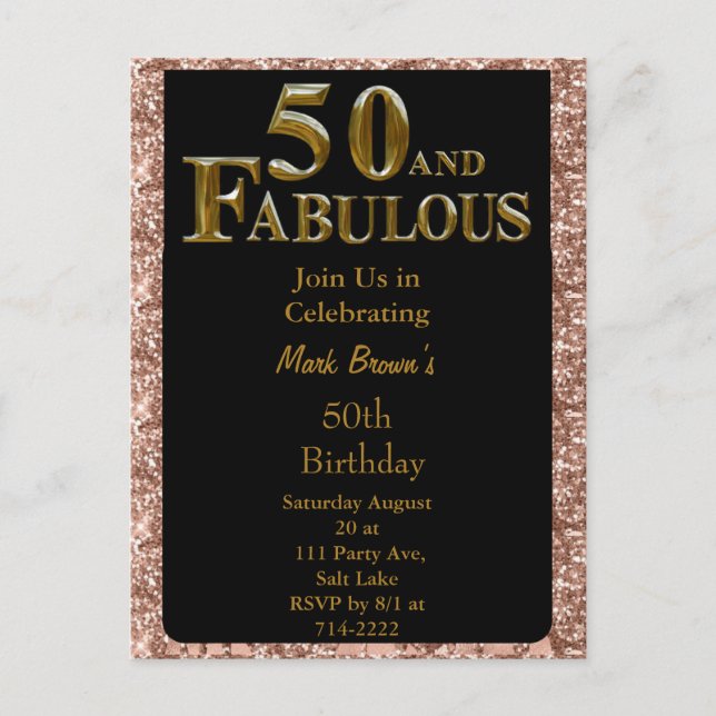Carte Postale 50e anniversaire  (Devant)
