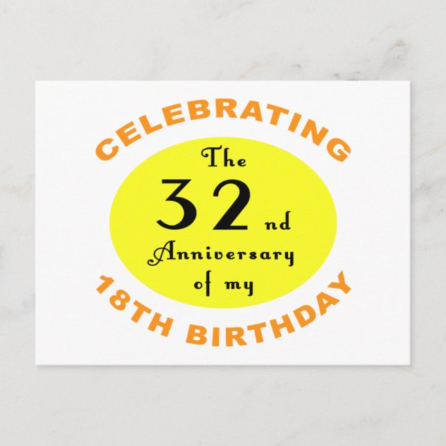 Carte Postale 50e anniversaire Gag cadeau (Devant)