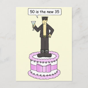 Carte Postale 50e anniversaire Humour pour homosexuel