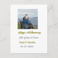 50e anniversaire joyeux moderne ajouter nom date p