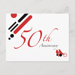 Carte Postale 50e anniversaire (mod birds)
