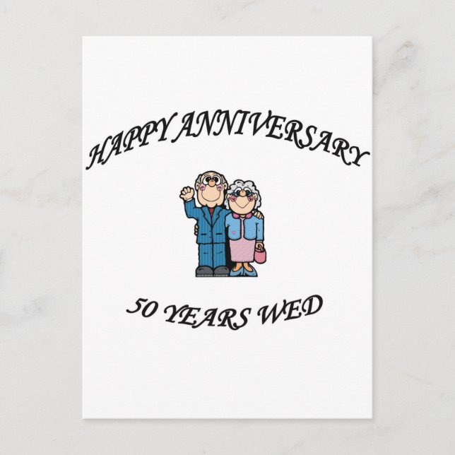 Carte Postale 50ème. ANNIVERSAIRE (Devant)