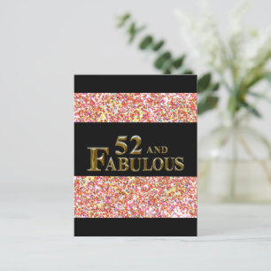 Carte Postale 52e anniversaire 