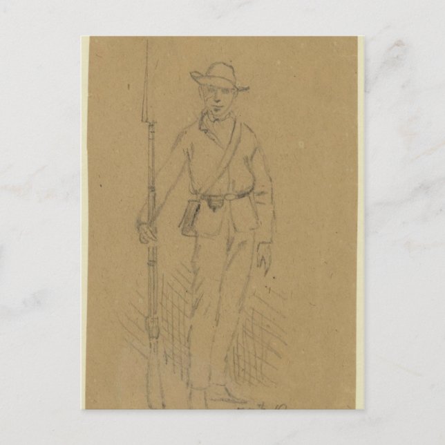 Carte Postale 55e infanterie de Géorgie (Devant)