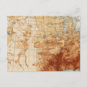 Carte Postale 56 Proportion de Noirs