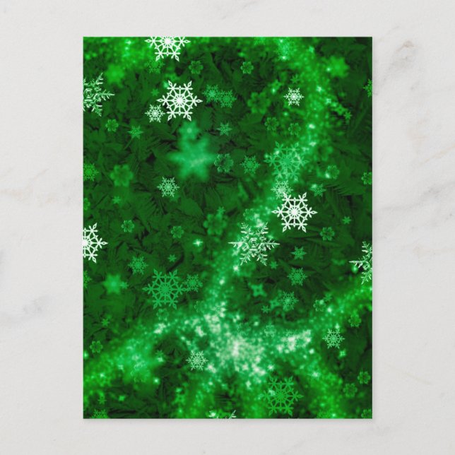 CARTE POSTALE 597 VERTS RICHES PROFONDS BLANCS EN HIVER FROST SN (Devant)