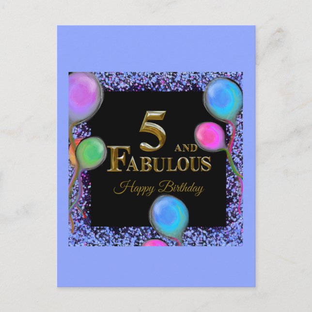 Carte Postale 5e anniversaire  (Devant)