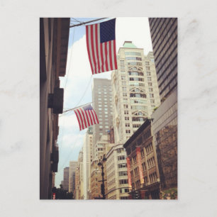 Carte Postale 5e Avenue États-Unis drapeaux NYC New York City
