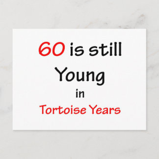 Carte Postale 60 années de tortue