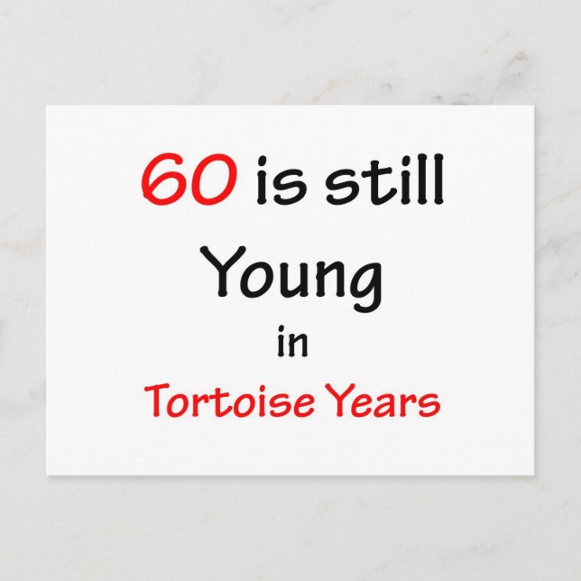 Carte Postale 60 années de tortue (Devant)