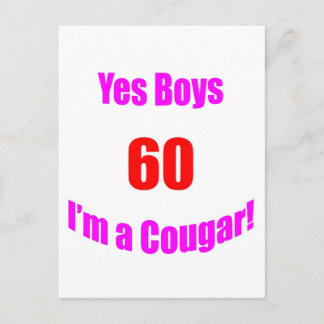 Carte Postale 60 Anniversaire de Cougar