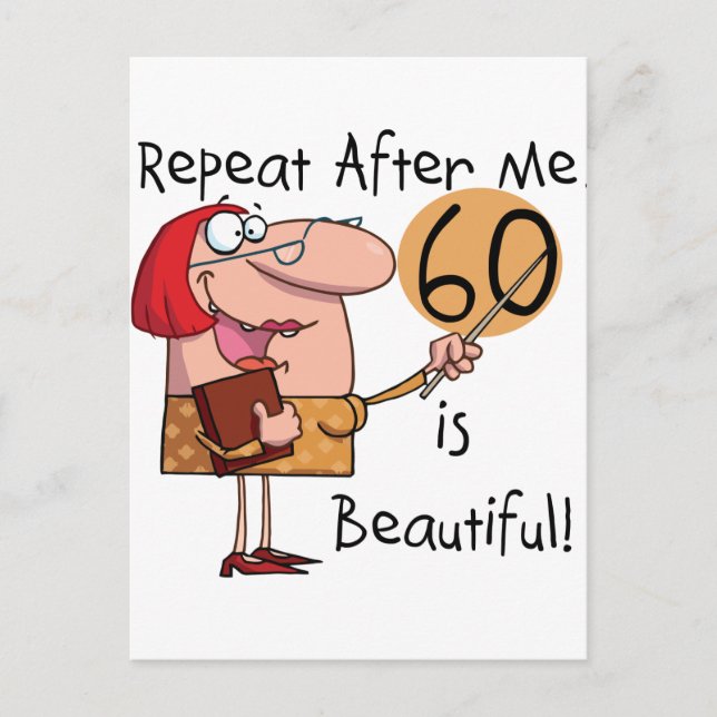Carte Postale 60 est de Beaux Tshirts et cadeaux (Devant)