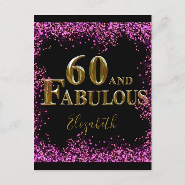 Carte Postale 60e Anniversaire  (Devant)