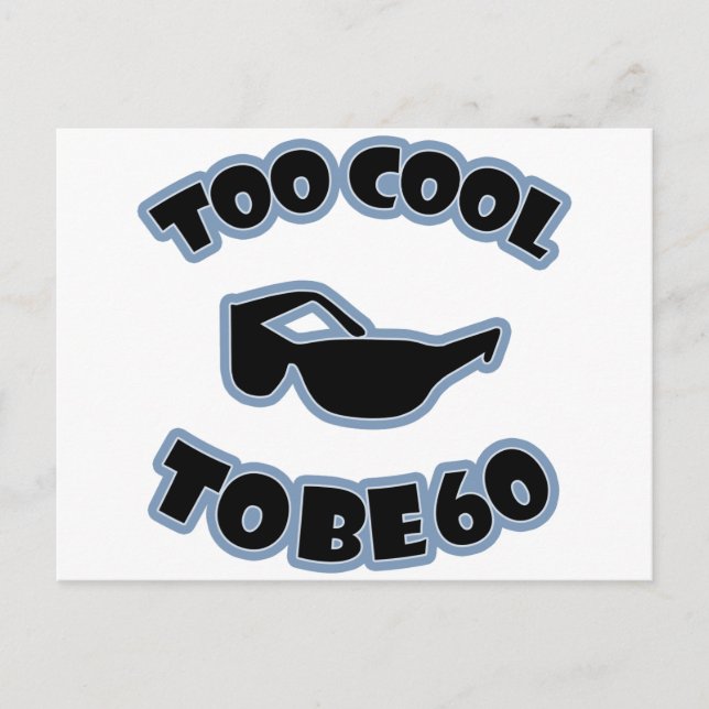 Carte Postale 60e anniversaire Gag cadeau (Devant)