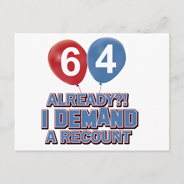 Carte Postale 64ème anniversaire de conception (Devant)