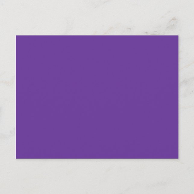 Carte Postale 663399 Arrière - plan violet couleur solide (Devant)