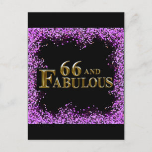 Carte Postale 66e anniversaire 