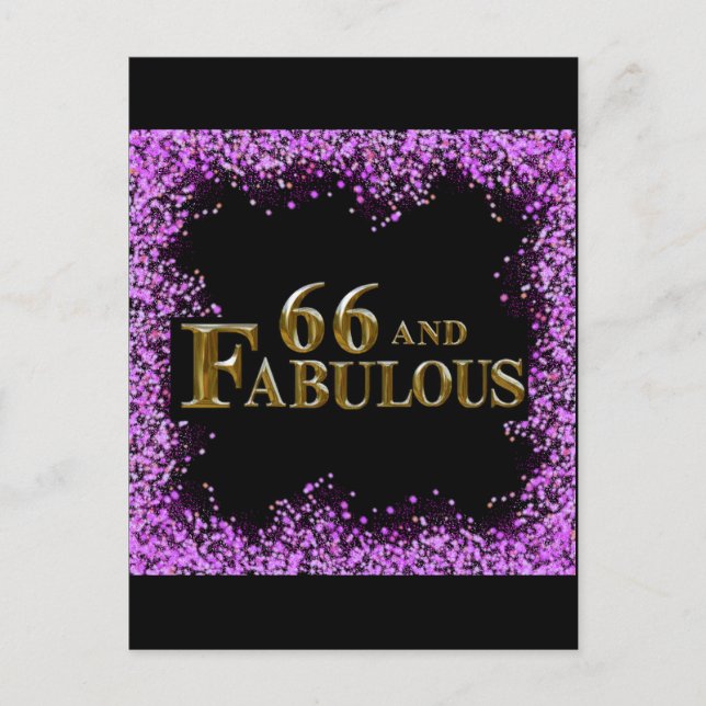 Carte Postale 66e anniversaire  (Devant)