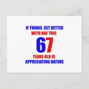 Carte Postale 67e anniversaire