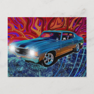 Carte Postale 72 Chevelle Post Card