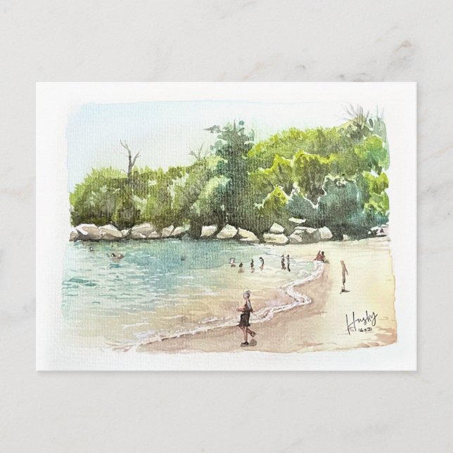 Carte Postale 72 : Plage Shelly (Devant)