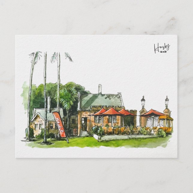 Carte Postale 73 : Café du parc Victoria (Devant)