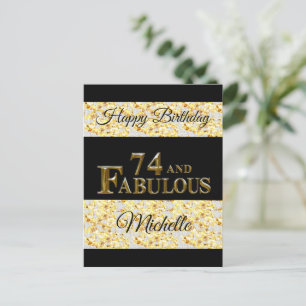 Carte Postale 74e anniversaire 