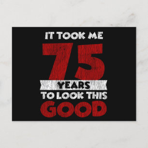 Carte Postale 75 ans Joyeux Anniversaire Me Fait Paraître Jeune 