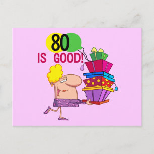 Carte Postale 80 est Bon Anniversaire Tshirts et cadeaux